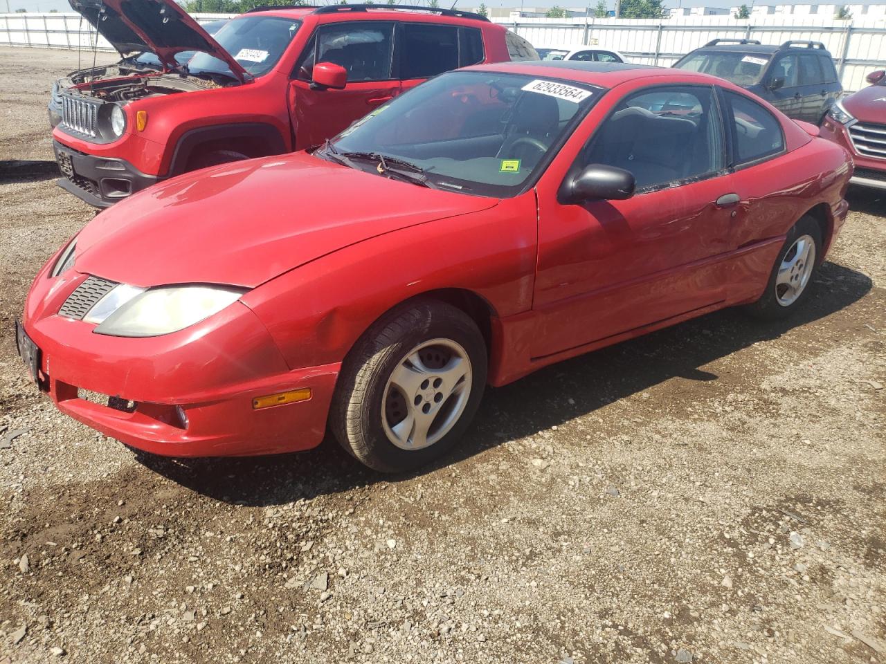 2005 Pontiac Sunfire VIN: 3G2JB12F25S193052 Lot: 62933564