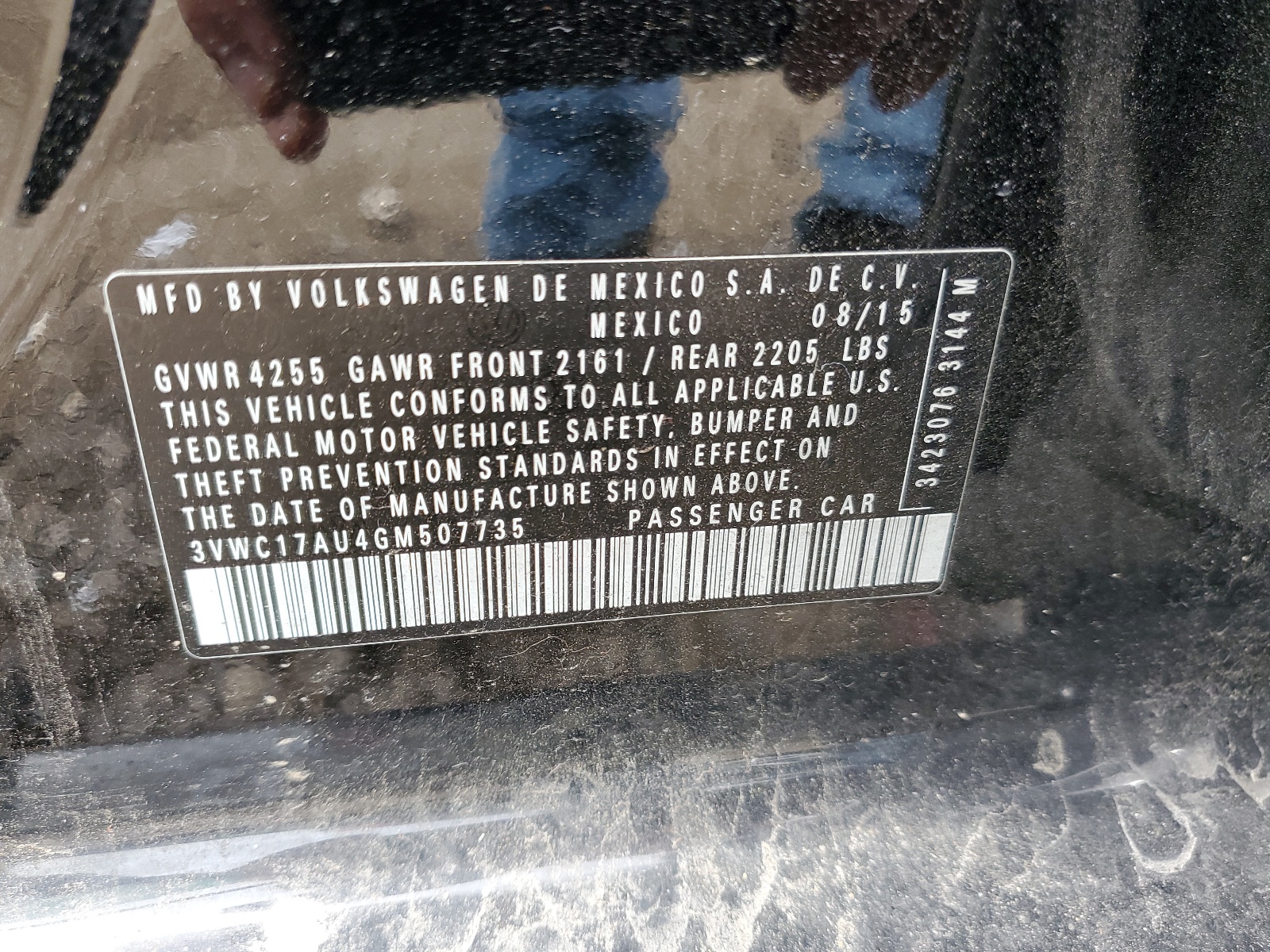 3VWC17AU4GM507735 2016 Volkswagen Golf Sportwagen S