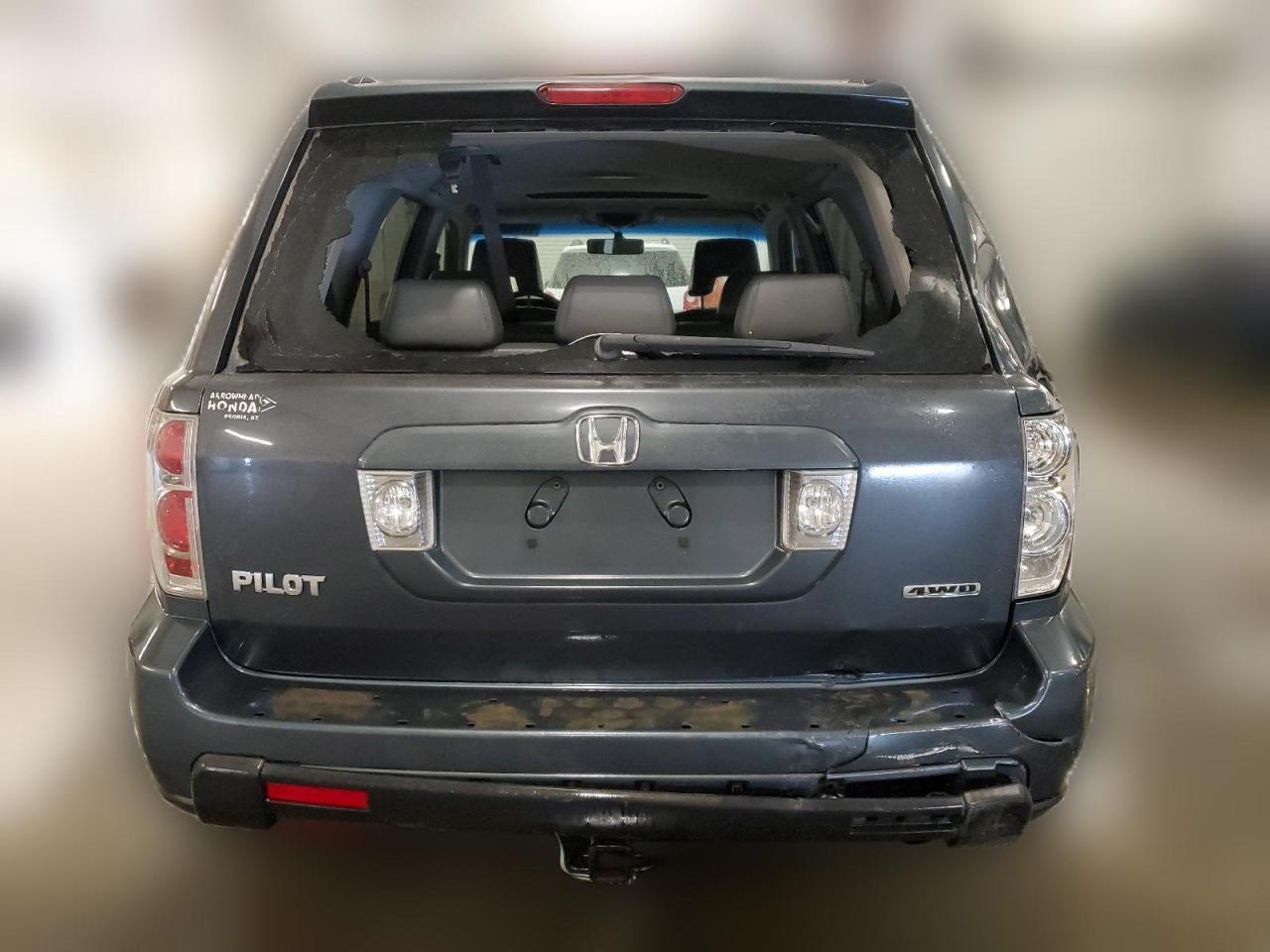 2006 Honda Pilot Ex VIN: 2HKYF18576H532865 Lot: 62982874