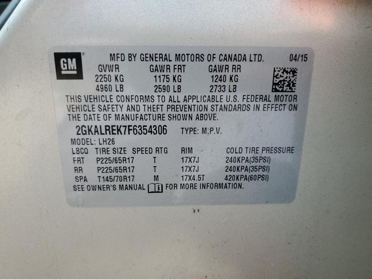 2015 GMC Terrain - Image 14