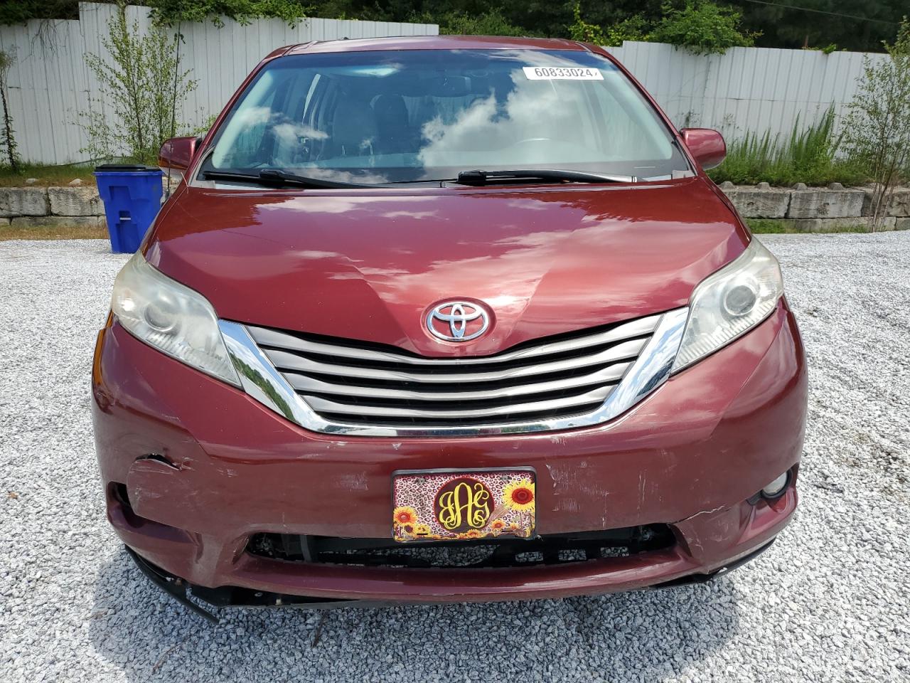 2014 Toyota Sienna Xle VIN: 5TDYK3DCXES506118 Lot: 60833024