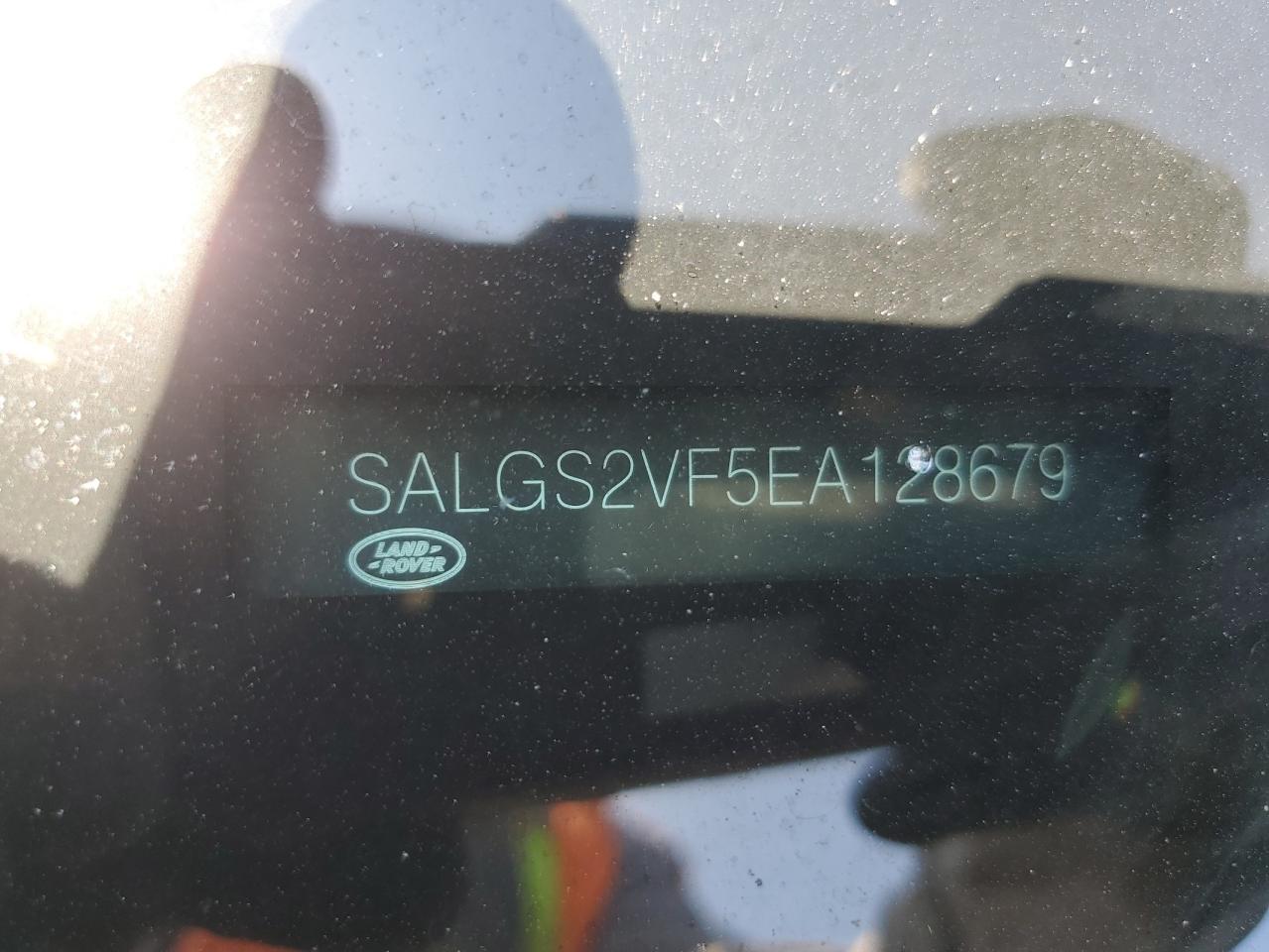 2014 Land Rover Range Rover Hse VIN: SALGS2VF5EA128679 Lot: 63290504