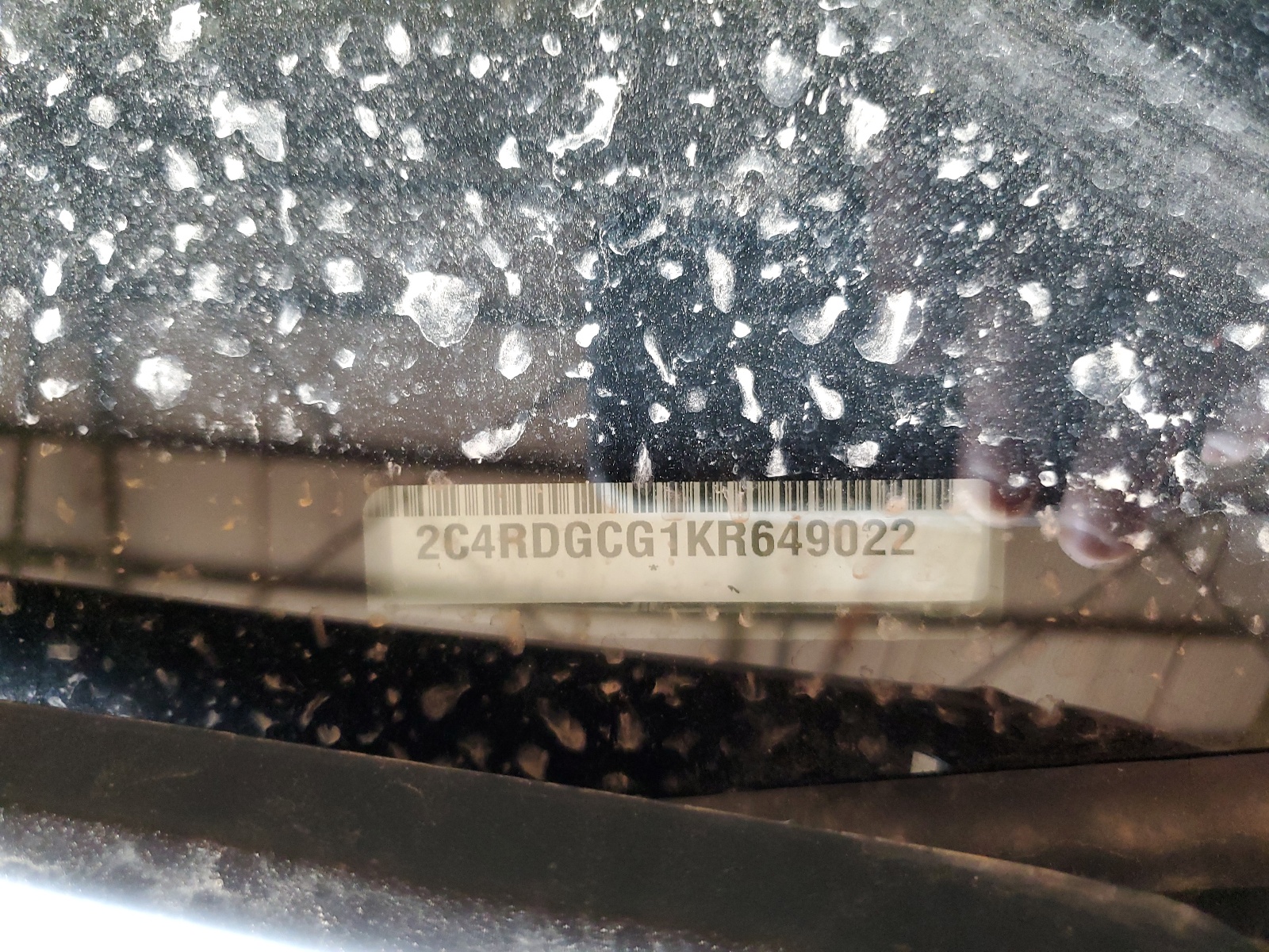 2C4RDGCG1KR649022 2019 Dodge Grand Caravan Sxt