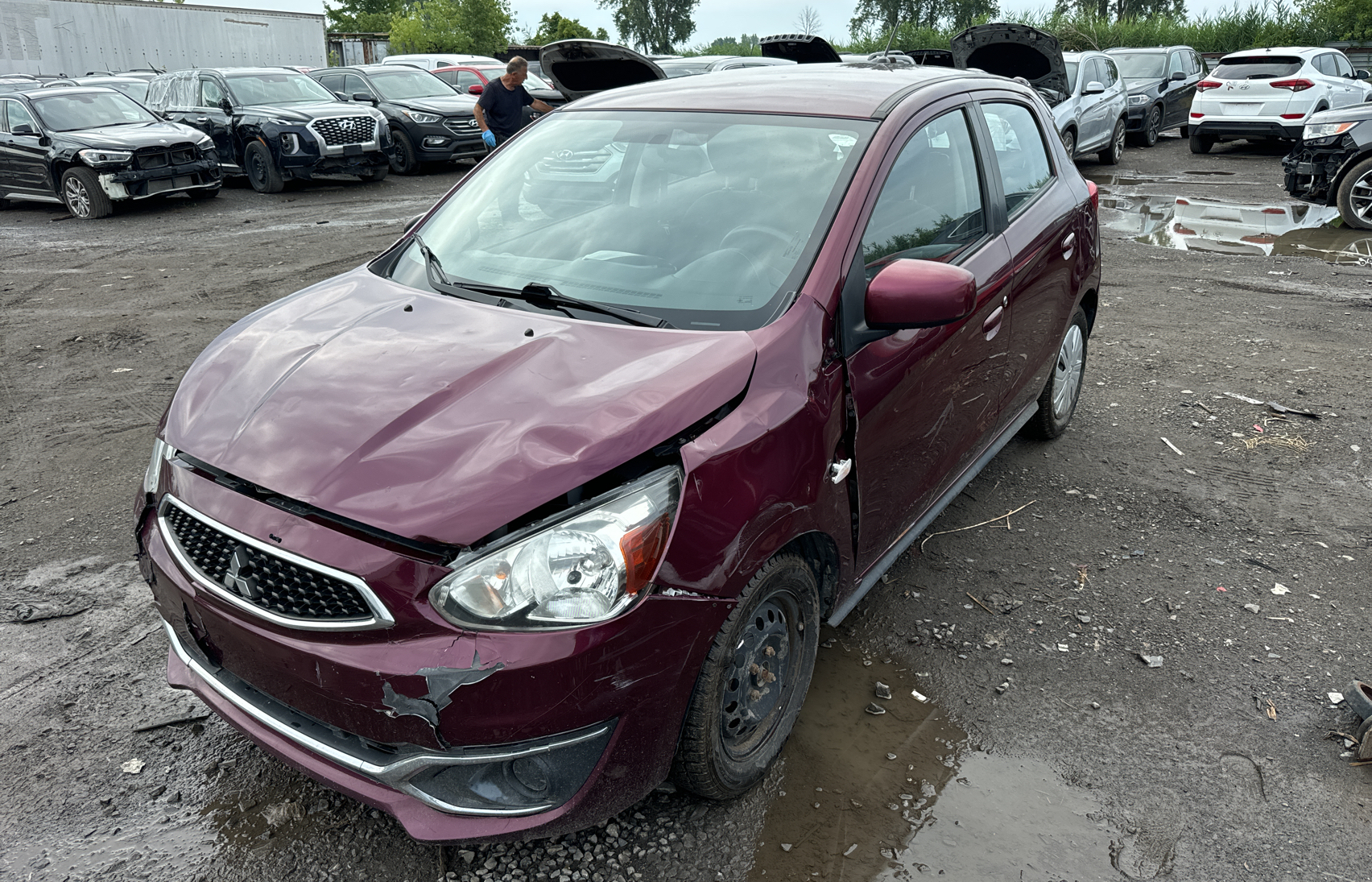 2019 Mitsubishi Mirage Es vin: ML32A3HJ2KH008838