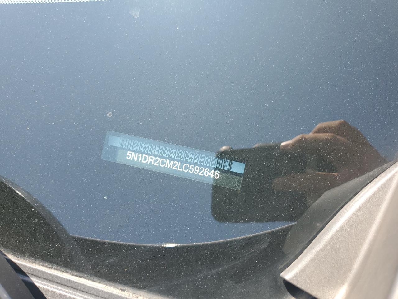 2020 Nissan Pathfinder Sl VIN: 5N1DR2CM2LC592646 Lot: 63962724