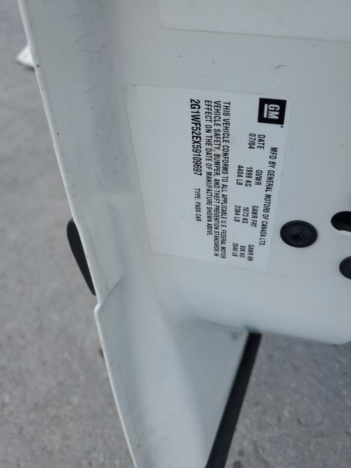 2005 Chevrolet Impala VIN: 2G1WF52EX59109697 Lot: 62520434