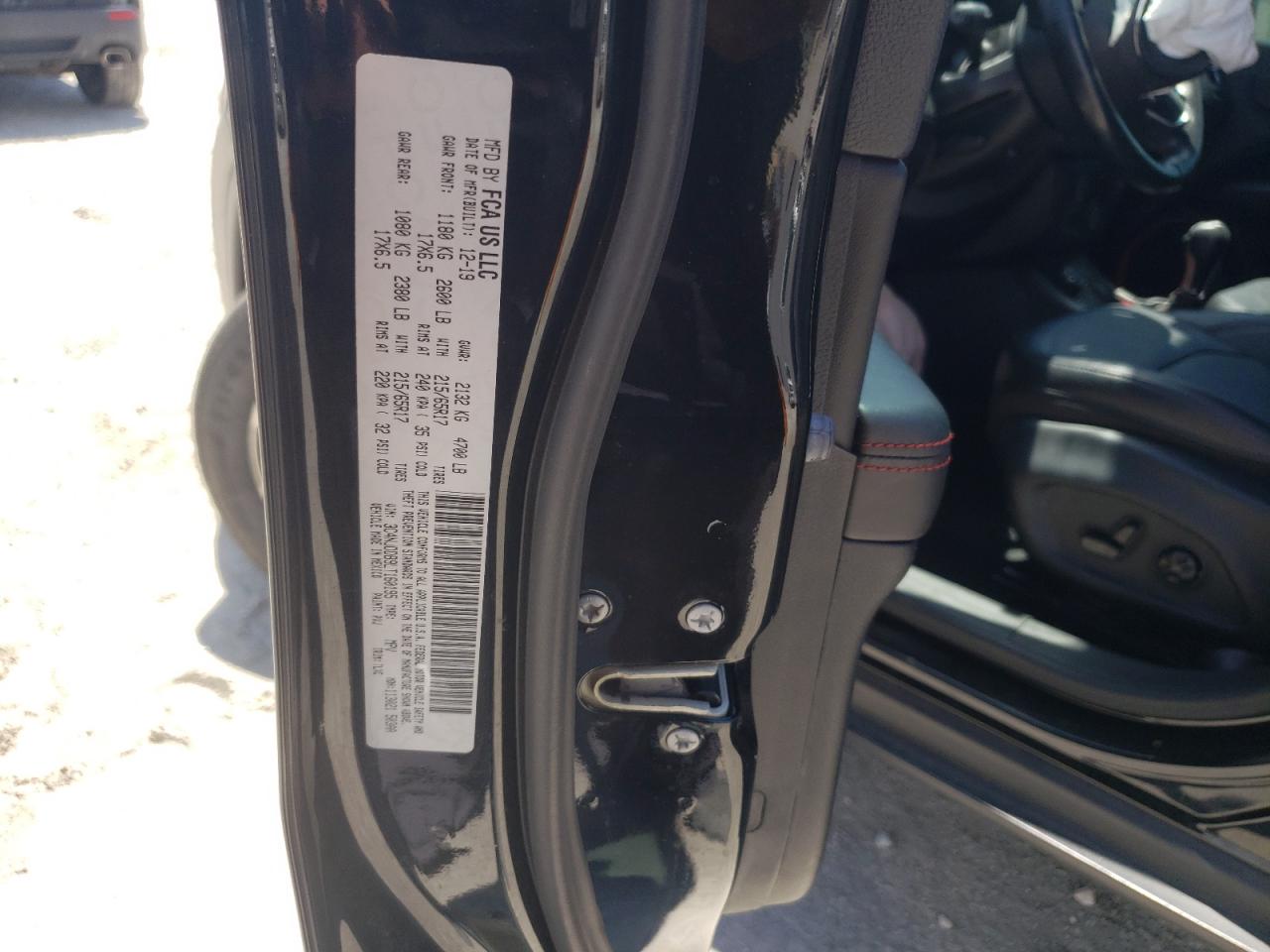 2020 Jeep Compass Trailhawk VIN: 3C4NJDDB9LT160195 Lot: 64000284