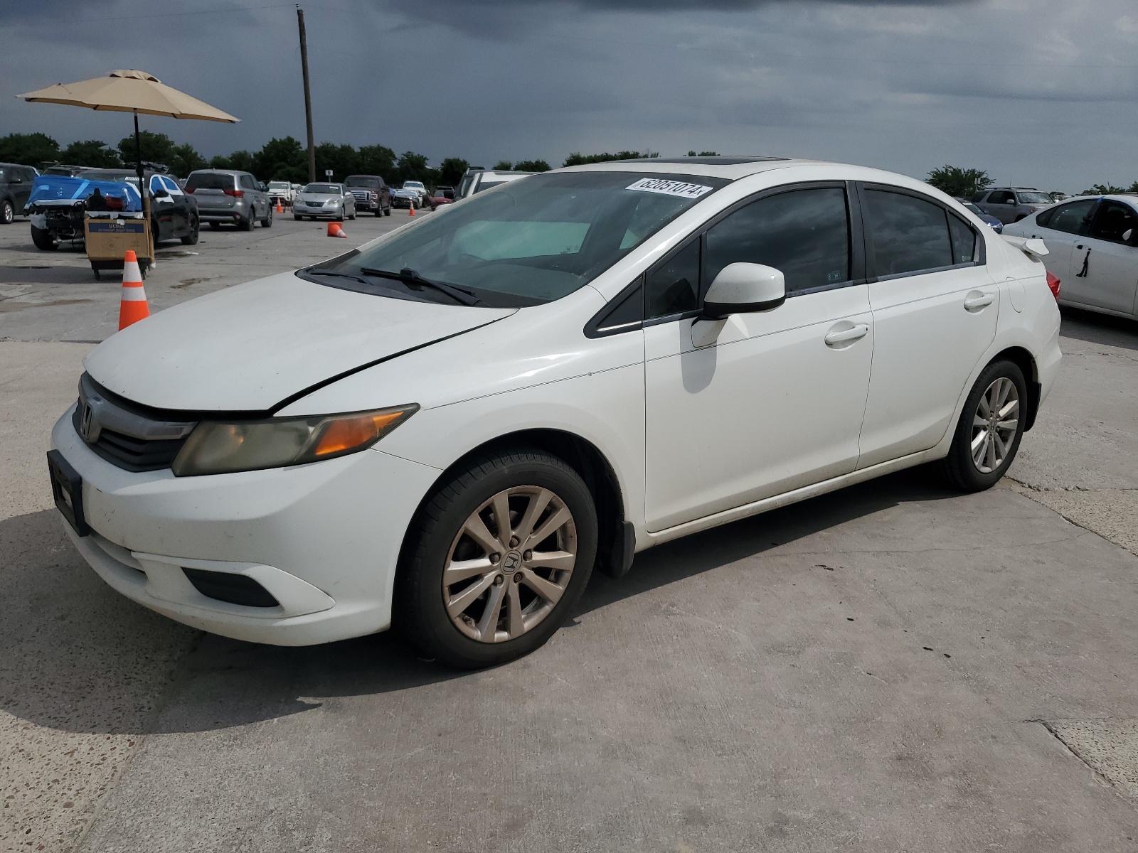 2012 Honda Civic Exl vin: 2HGFB2F97CH568589