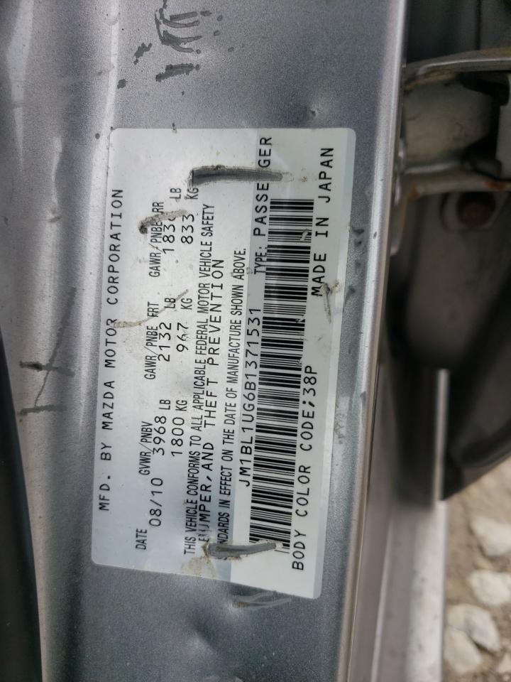 JM1BL1UG6B1371531 2011 Mazda 3 I