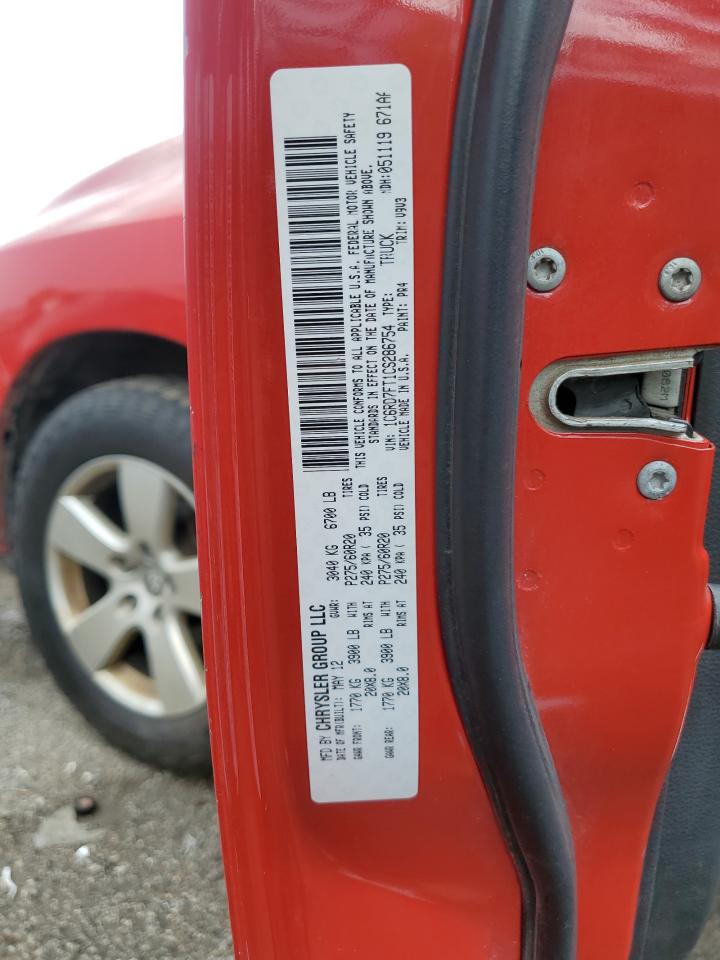 2012 Dodge Ram 1500 St VIN: 1C6RD7FT1CS286754 Lot: 63532644