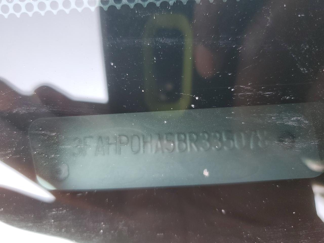 2011 Ford Fusion Se VIN: 3FAHP0HA5BR335078 Lot: 63862834