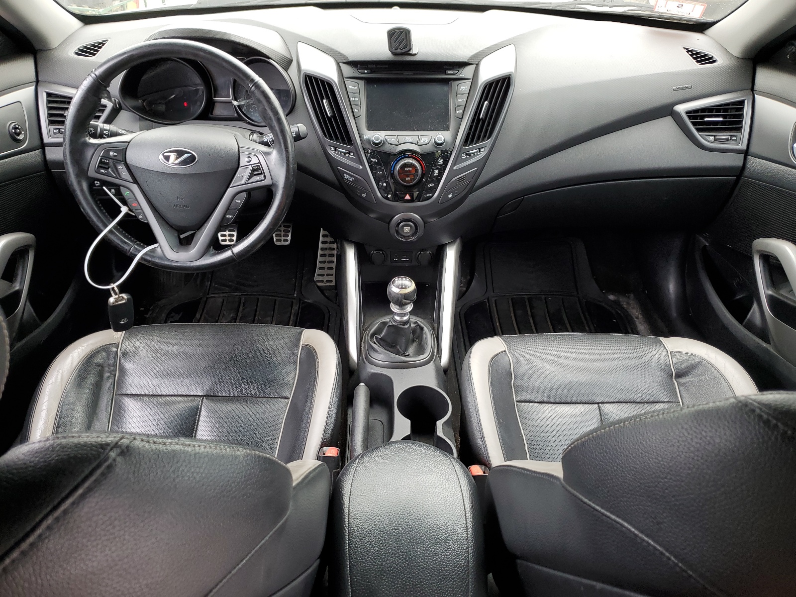 2014 Hyundai Veloster Turbo vin: KMHTC6AE3EU191278