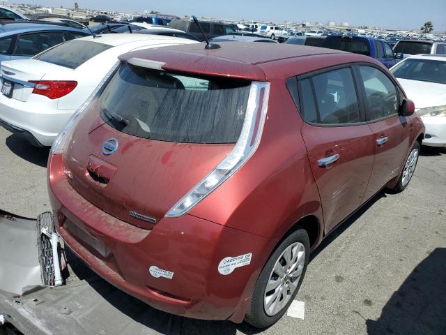  NISSAN LEAF 2014 Красный