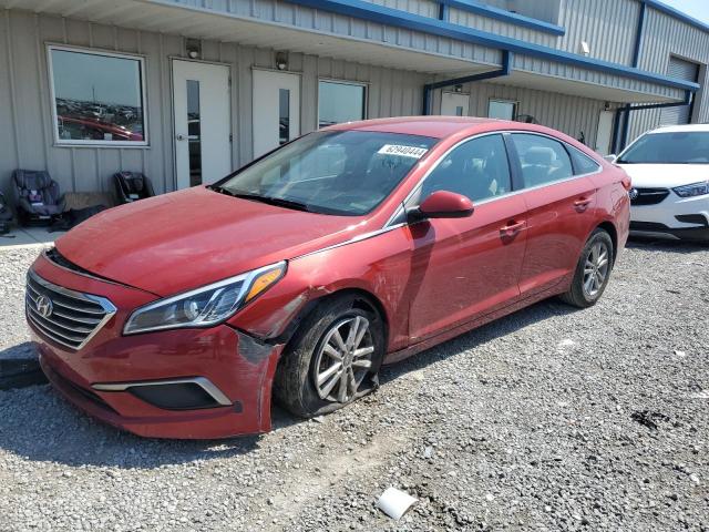  HYUNDAI SONATA 2017 Czerwony