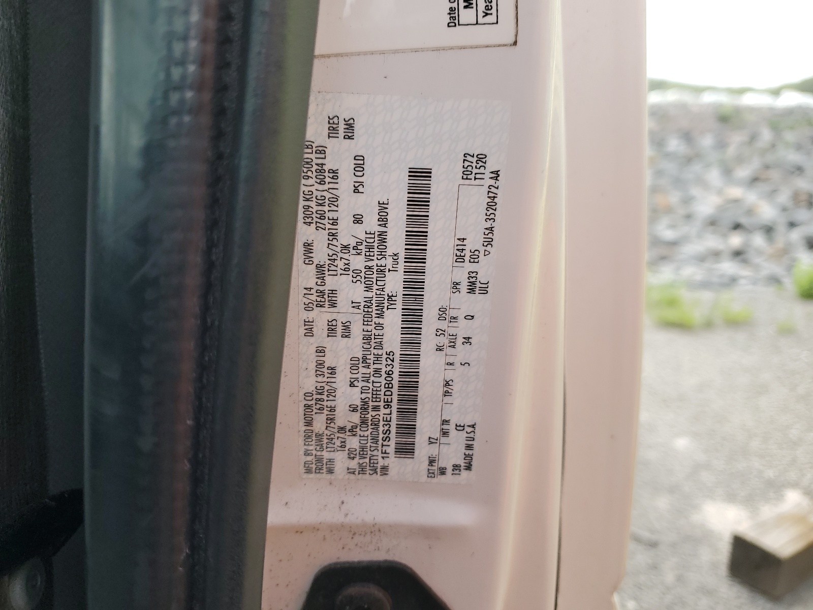 1FTSS3EL9EDB06325 2014 Ford Econoline E350 Super Duty Van