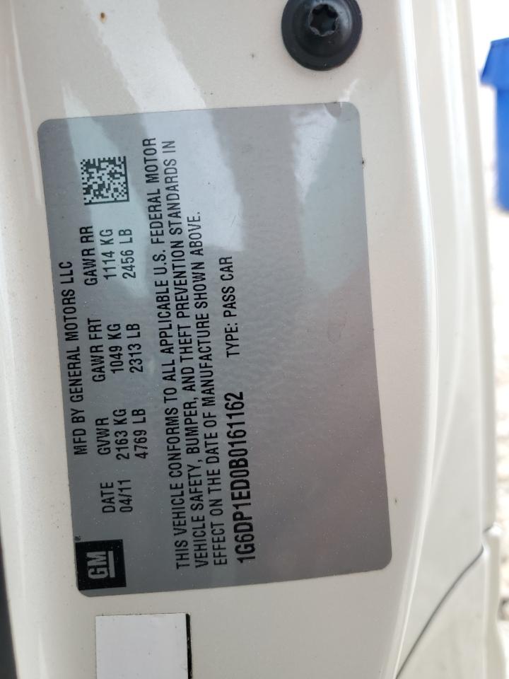 2011 Cadillac Cts Premium Collection VIN: 1G6DP1ED0B0161162 Lot: 64856134