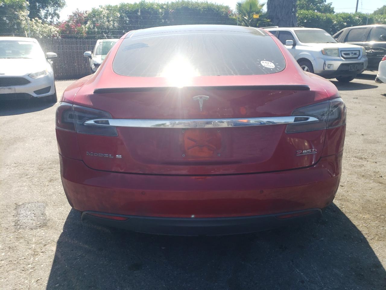 2015 Tesla Model S P85D VIN: 5YJSA1H45FF083292 Lot: 61515554