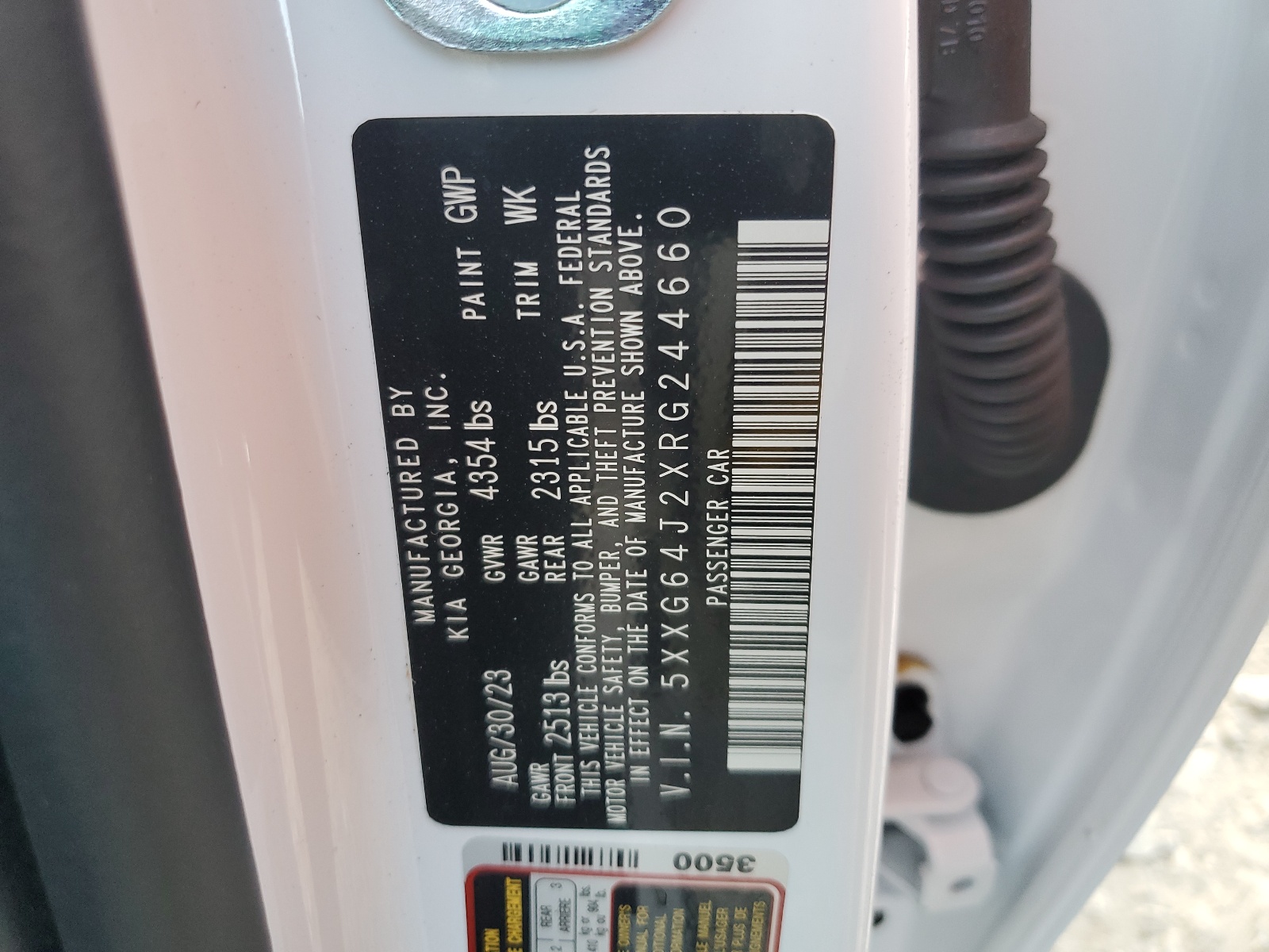 5XXG64J2XRG244660 2024 Kia K5 Gt Line