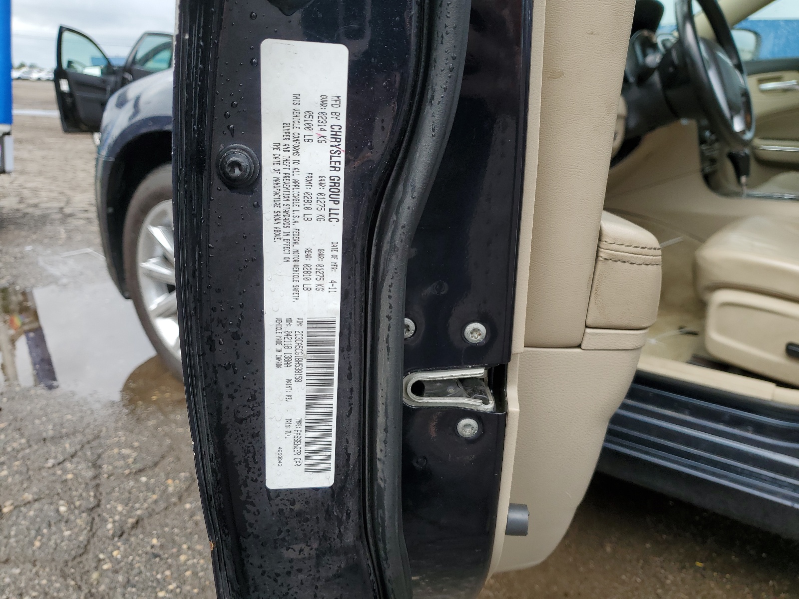 2C3CA5CG1BH538158 2011 Chrysler 300 Limited