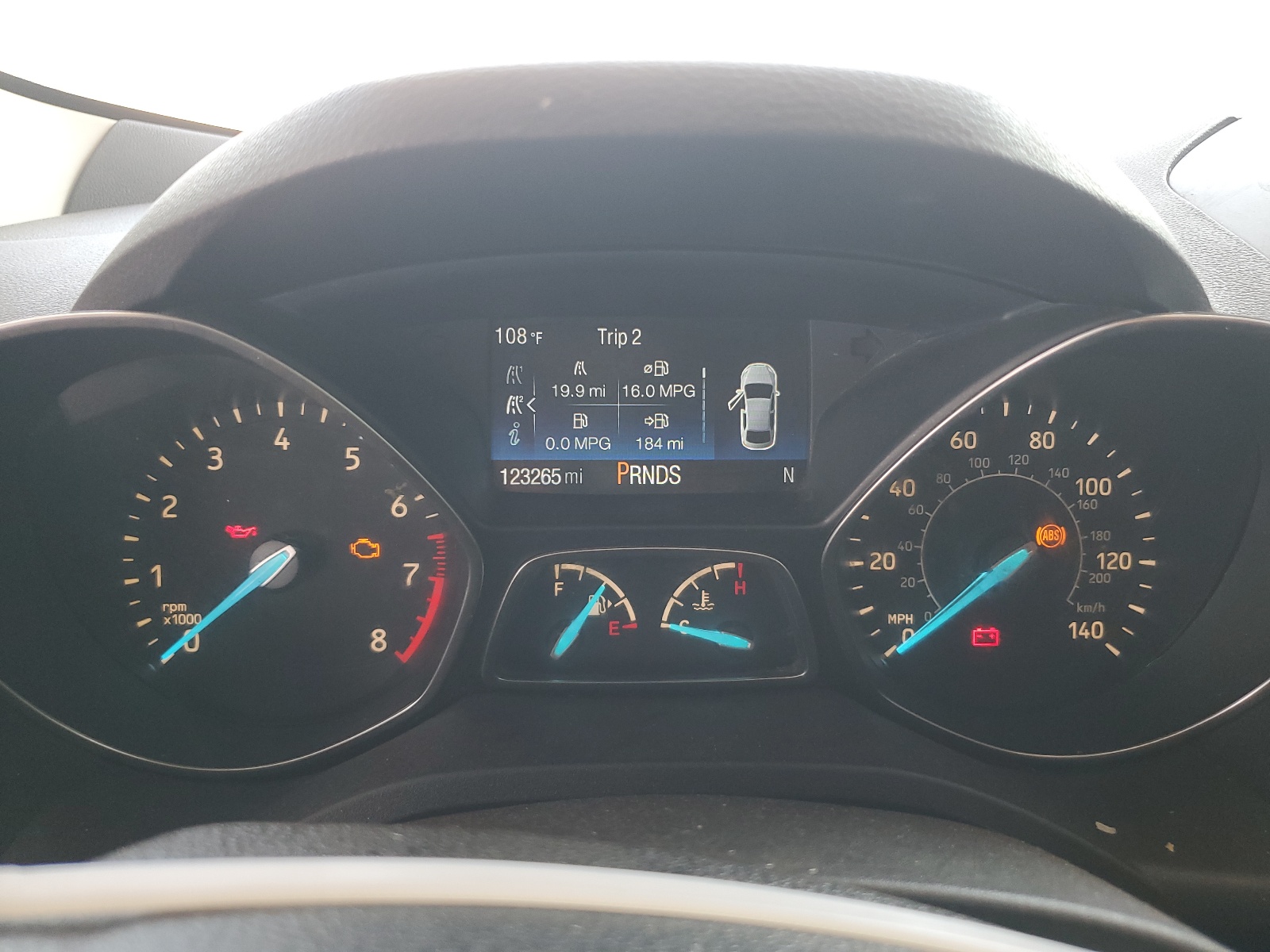 1FMCU0G91HUE37091 2017 Ford Escape Se