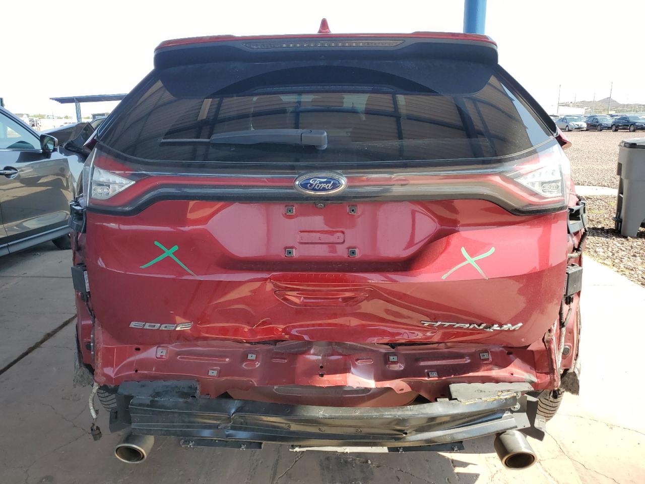 2016 Ford Edge Titanium VIN: 2FMPK3K86GBB11640 Lot: 64188304