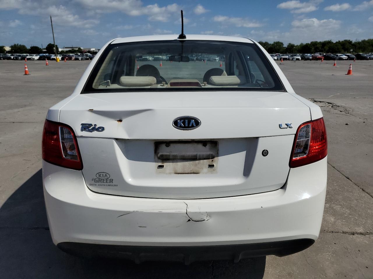 2010 Kia Rio Lx VIN: KNADH4A33A6664752 Lot: 65227344