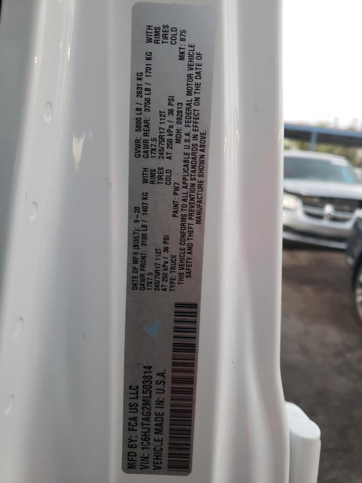 2021 Jeep Gladiator Sport VIN: 1C6HJTAG2ML503814 Lot: 63148094