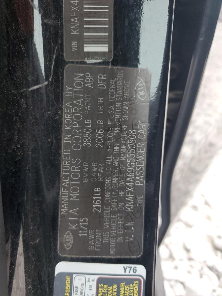 2016 Kia Forte Lx VIN: KNAFX4A69G5550808 Lot: 61673524