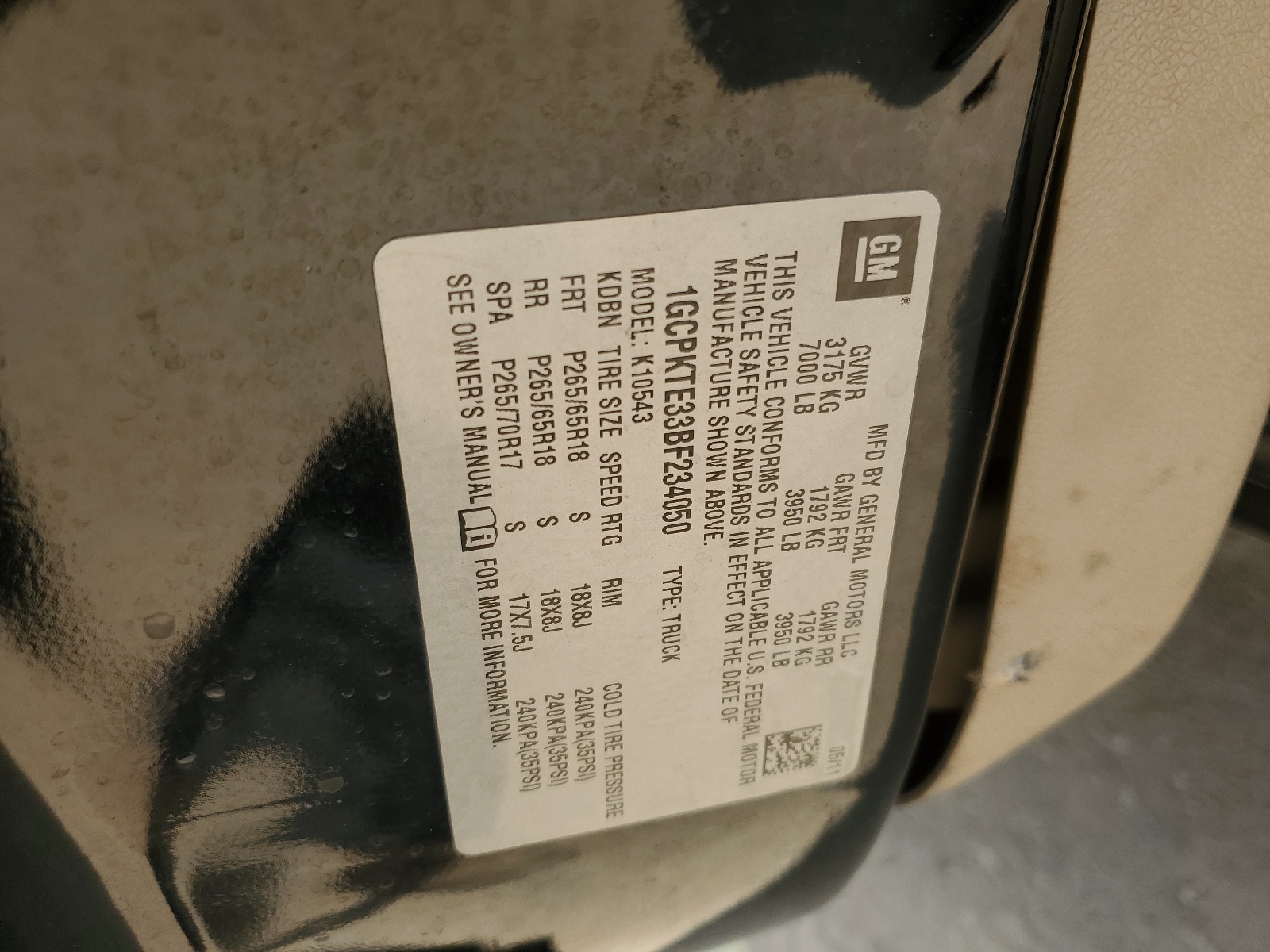 1GCPKTE33BF234050 2011 Chevrolet Silverado K1500 Ltz