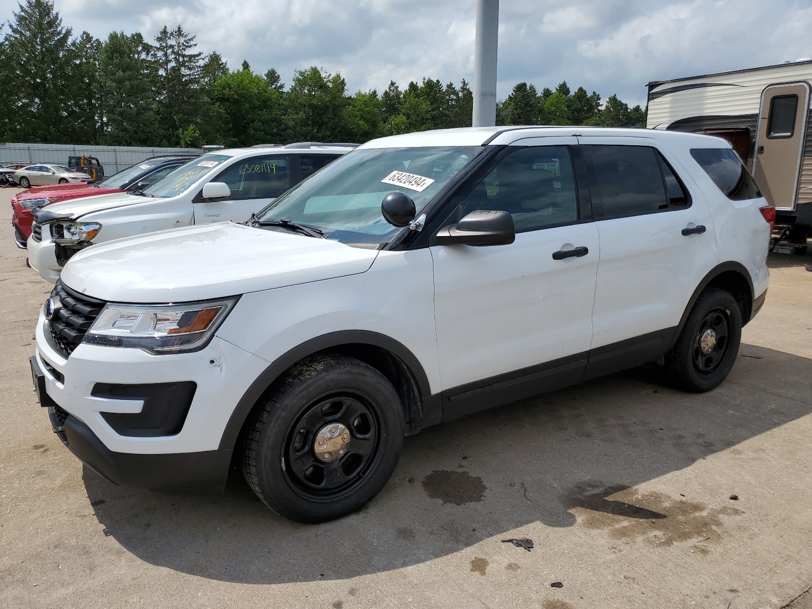 1FM5K8AR6KGA31660 2019 Ford Explorer Police Interceptor