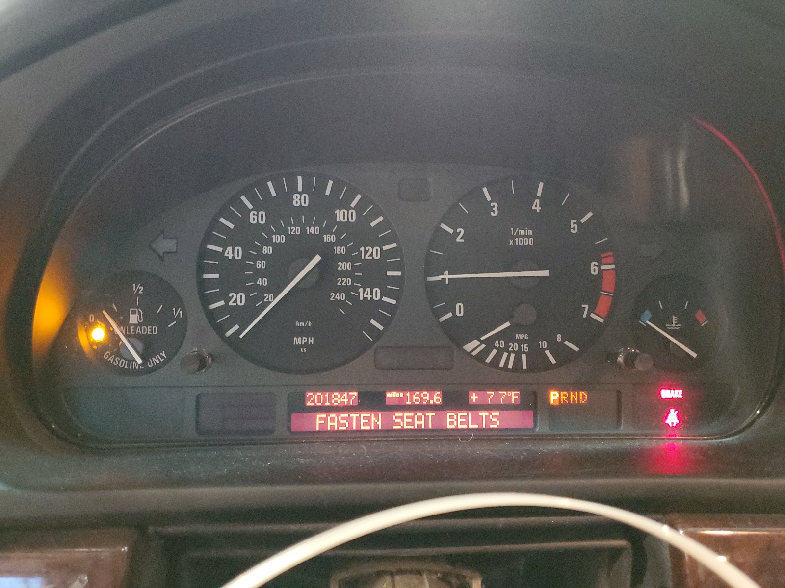 WBADN63441GM70784 2001 BMW 540 I Automatic