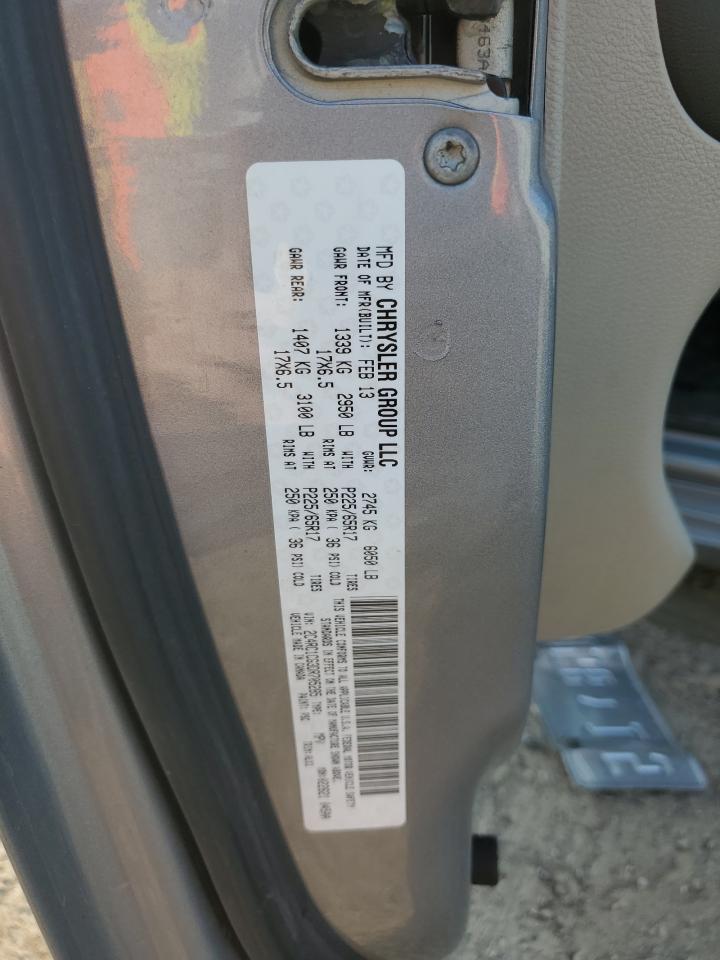 2013 Chrysler Town & Country Touring L VIN: 2C4RC1CG3DR705285 Lot: 63869144