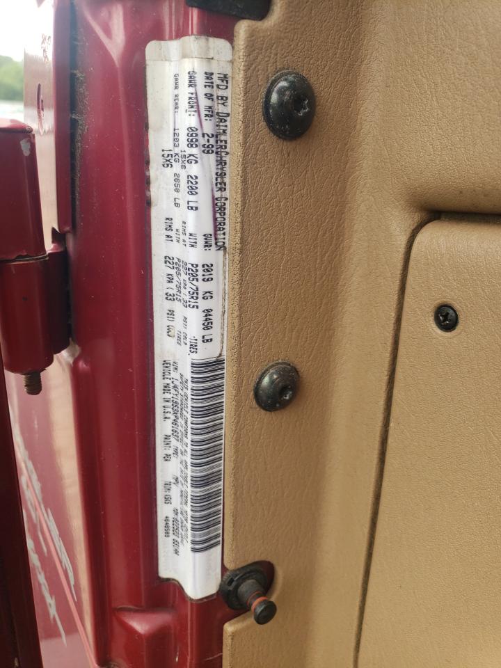 1999 Jeep Wrangler / Tj Sport VIN: 1J4FY19S3XP461637 Lot: 64699714