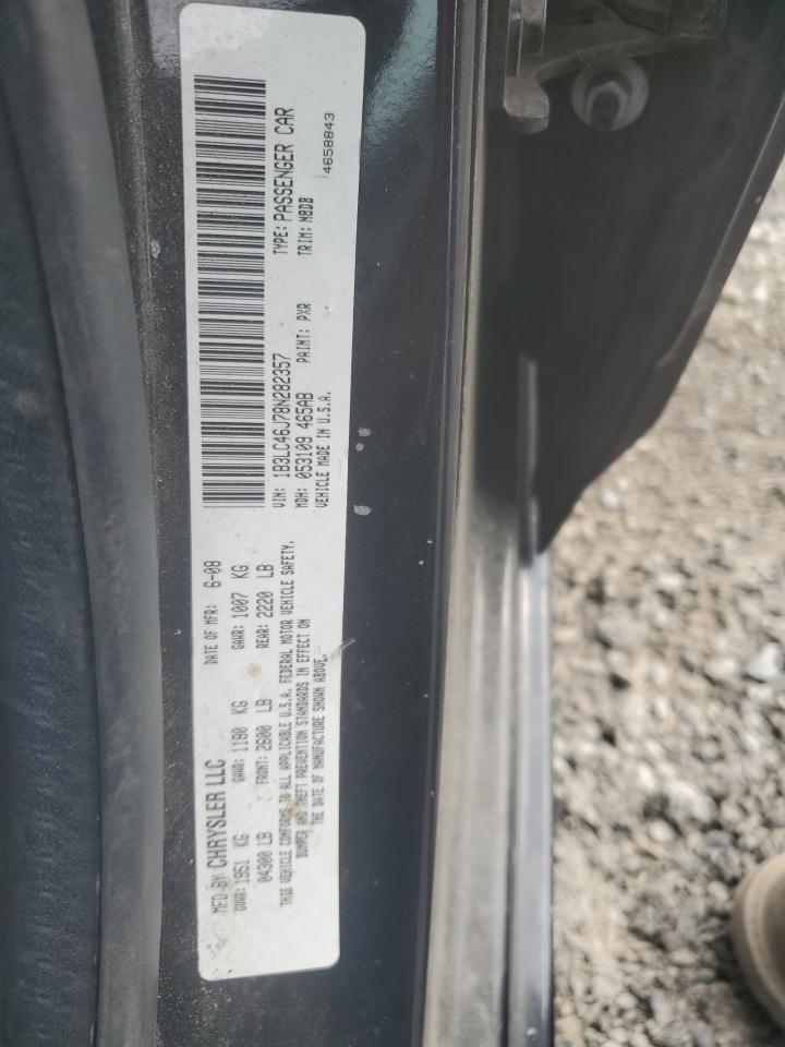 2008 Dodge Avenger Se VIN: 1B3LC46J78N282357 Lot: 64704624