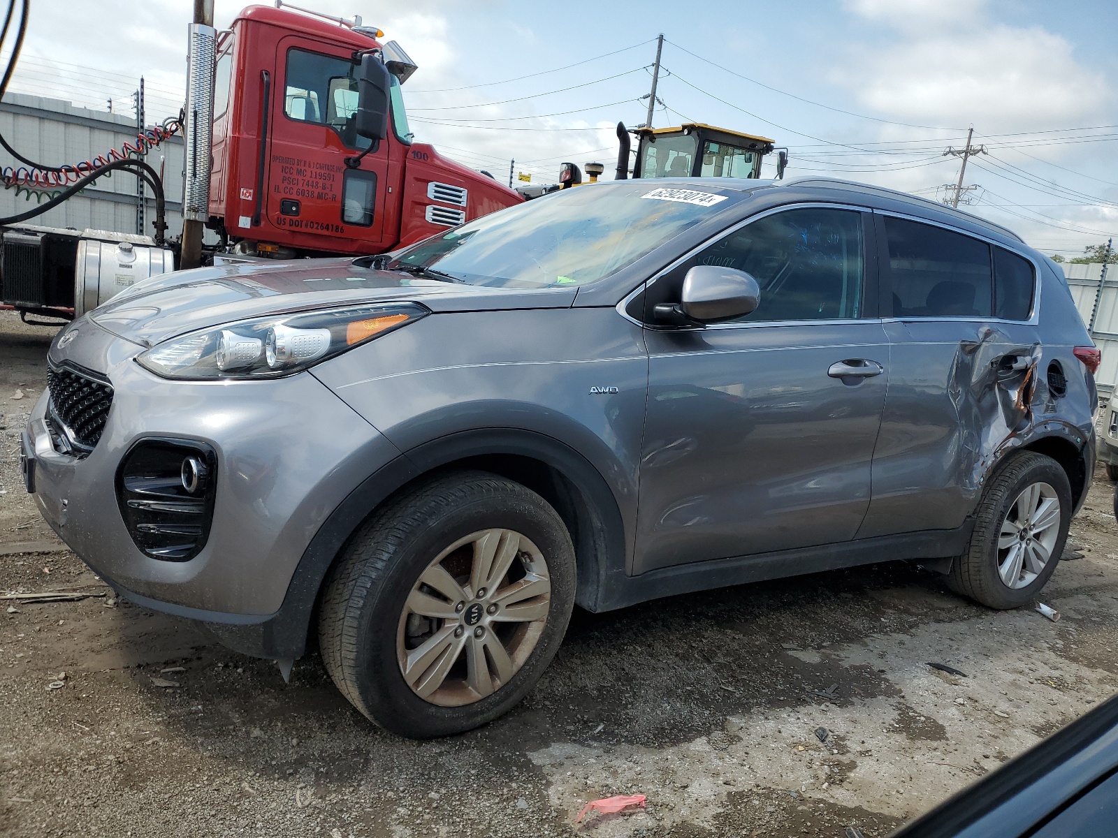 2018 Kia Sportage Lx vin: KNDPMCACXJ7326488