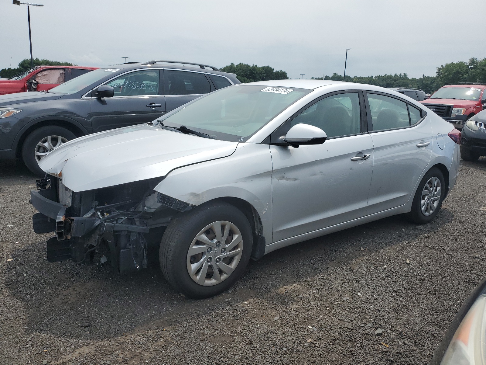 2019 Hyundai Elantra Se vin: KMHD74LF4KU888201