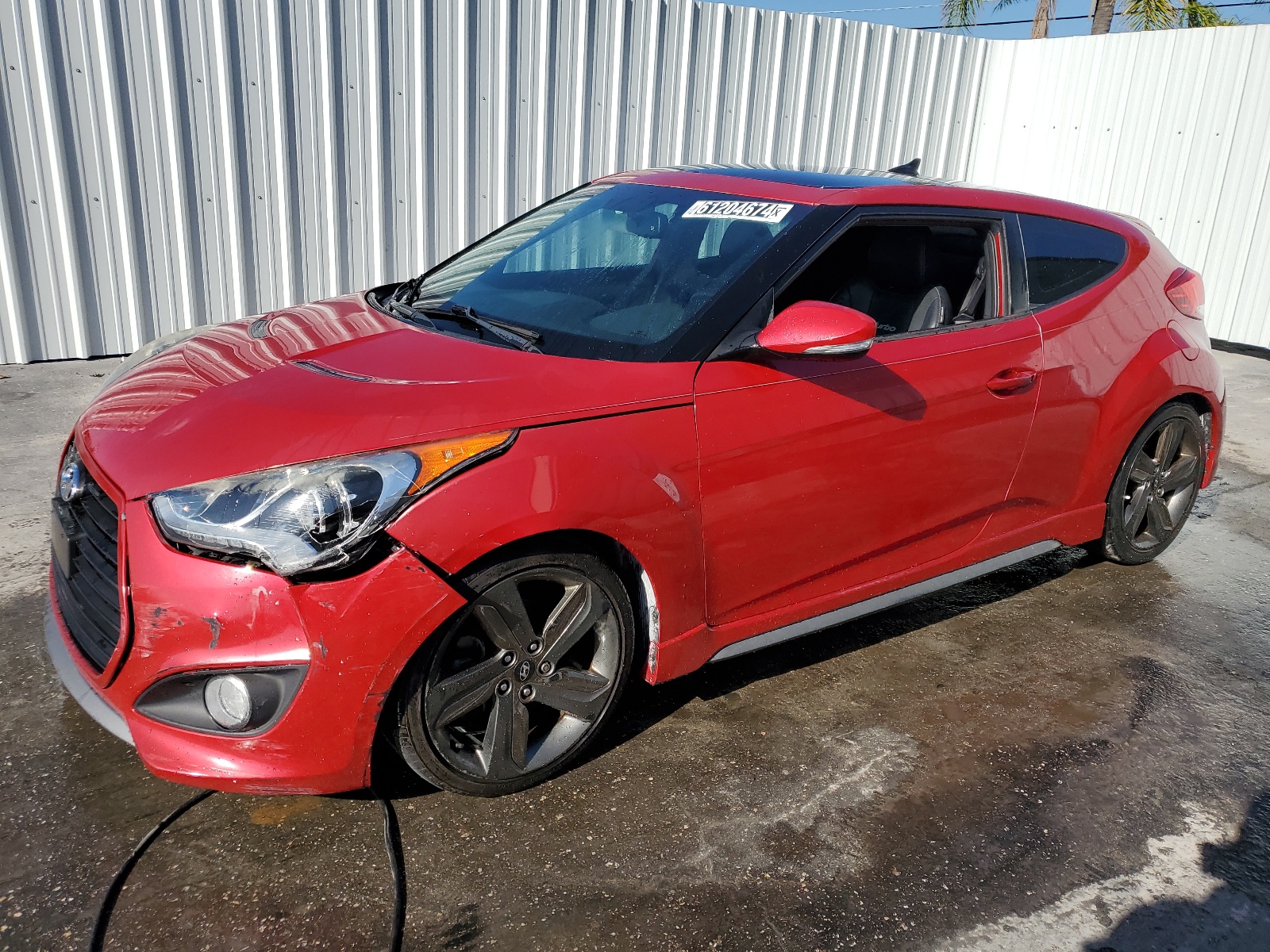 KMHTC6AE3FU234079 2015 Hyundai Veloster Turbo