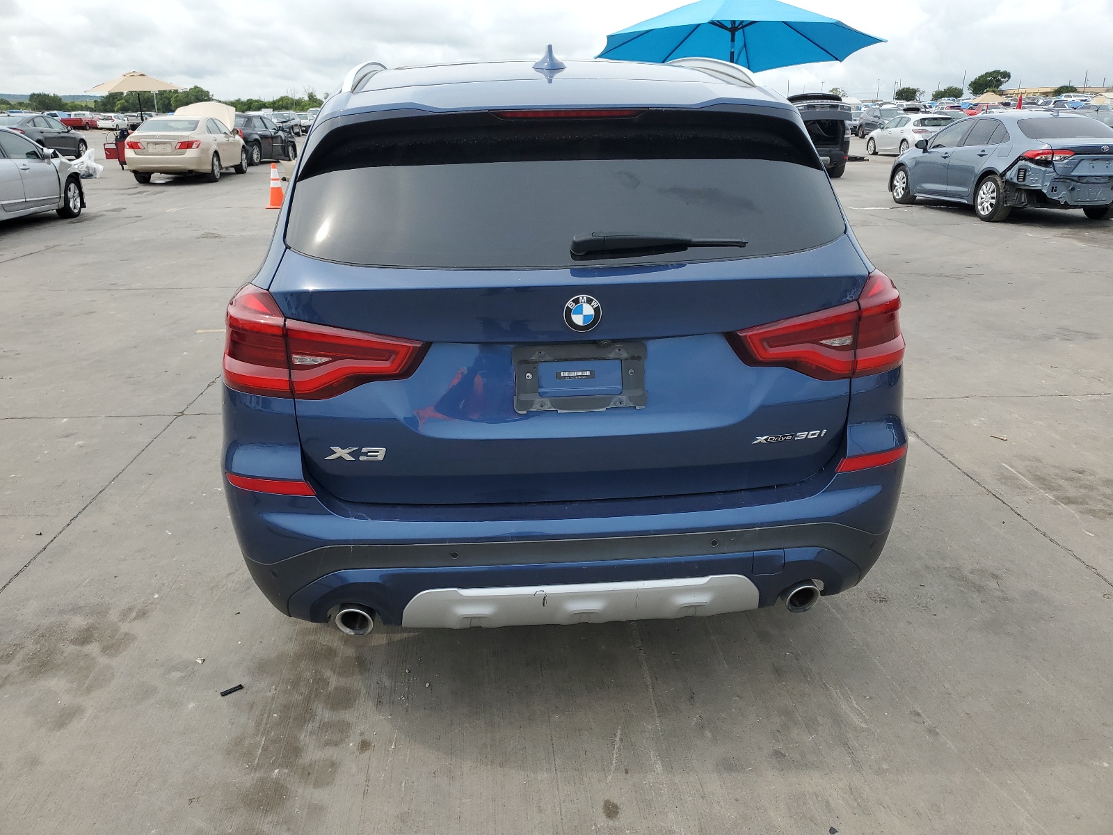 2021 BMW X3 xDrive30I vin: 5UXTY5C01M9H70810