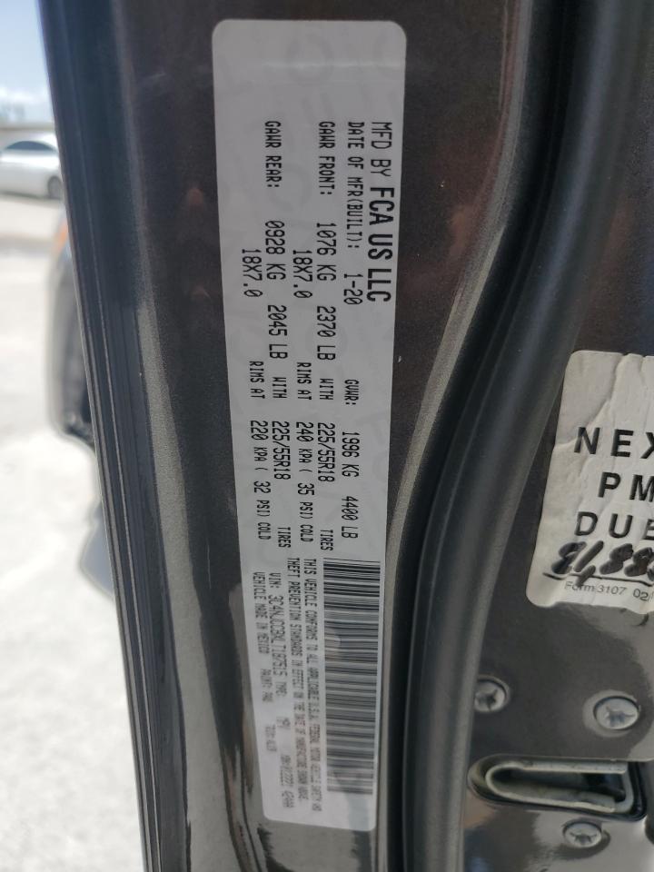 2020 Jeep Compass Limited VIN: 3C4NJCCBXLT187515 Lot: 64169774