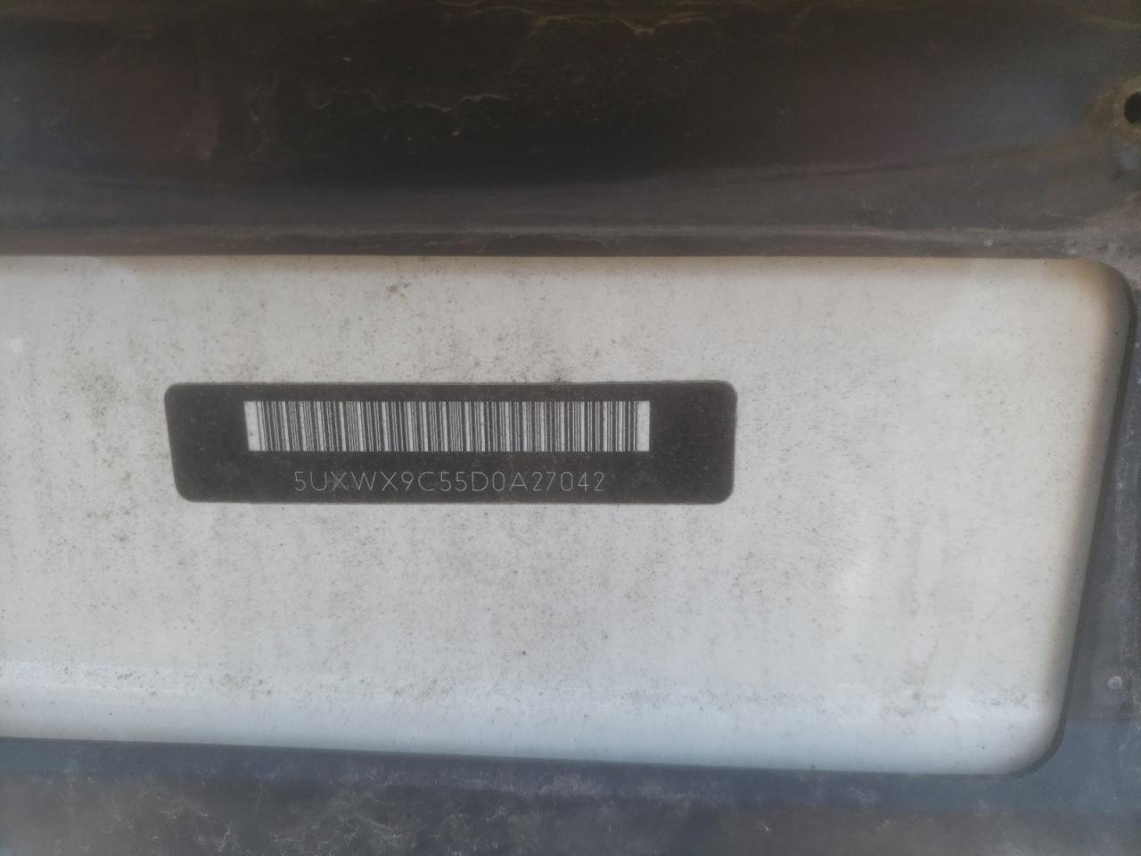 2013 BMW X3 xDrive28I VIN: 5UXWX9C55D0A27042 Lot: 63679334