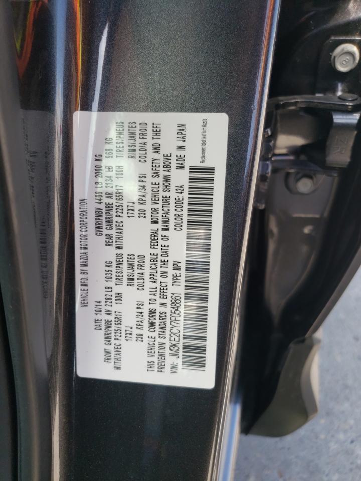 2015 Mazda Cx-5 Touring VIN: JM3KE2CY7F0548861 Lot: 60763124