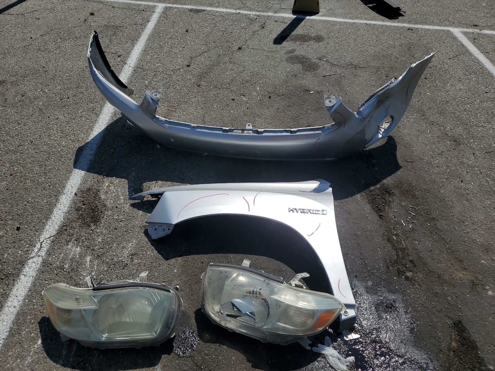 JTEEW41A782015612 2008 Toyota Highlander Hybrid