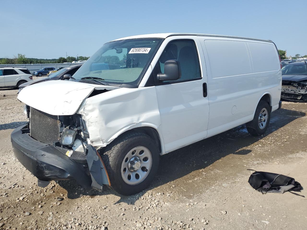 2012 Chevrolet Express G1500 VIN: 1GCSGAFX2C1113591 Lot: 62690734