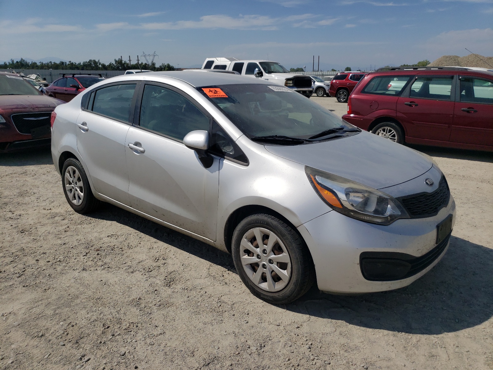 2013 Kia Rio Lx vin: KNADM4A38D6224123