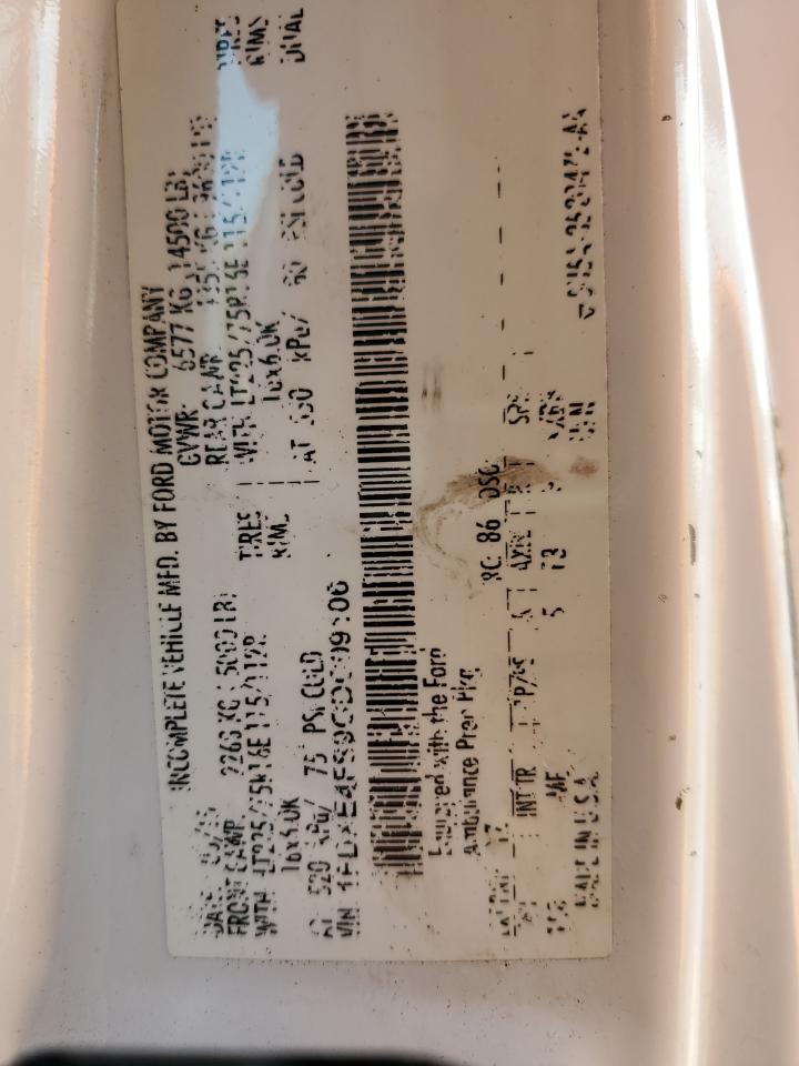 2016 Ford Econoline E450 Super Duty Cutaway Van VIN: 1FDXE4FS9GDC09106 Lot: 62586294