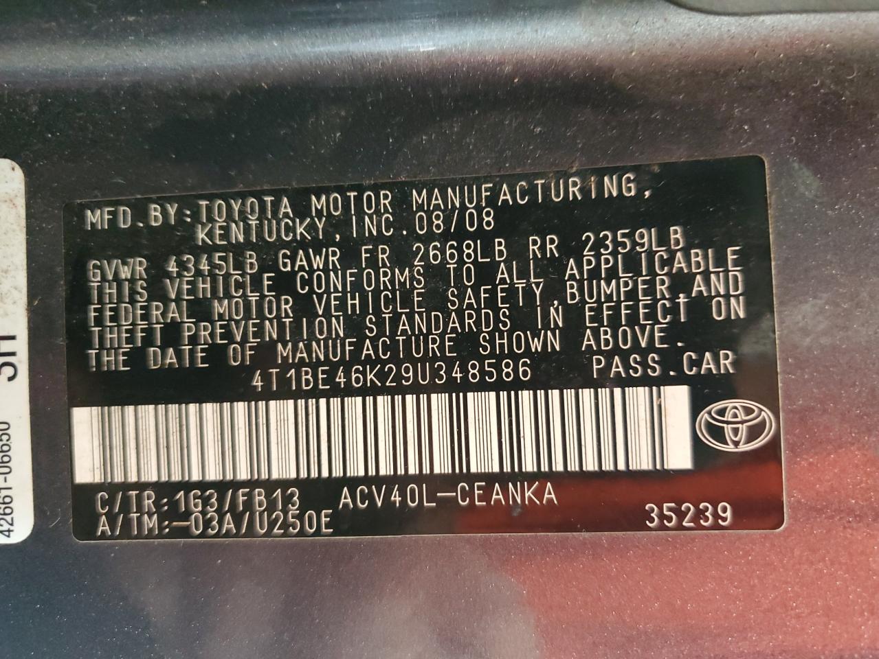 2009 Toyota Camry - Image 12