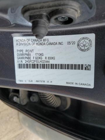 2020 HONDA CIVIC LX
