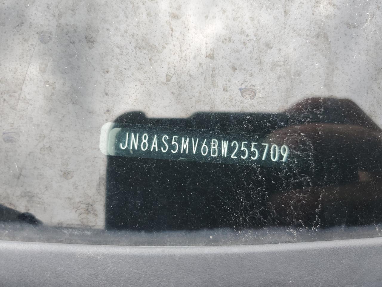 2011 Nissan Rogue S VIN: JN8AS5MV6BW255709 Lot: 63839134