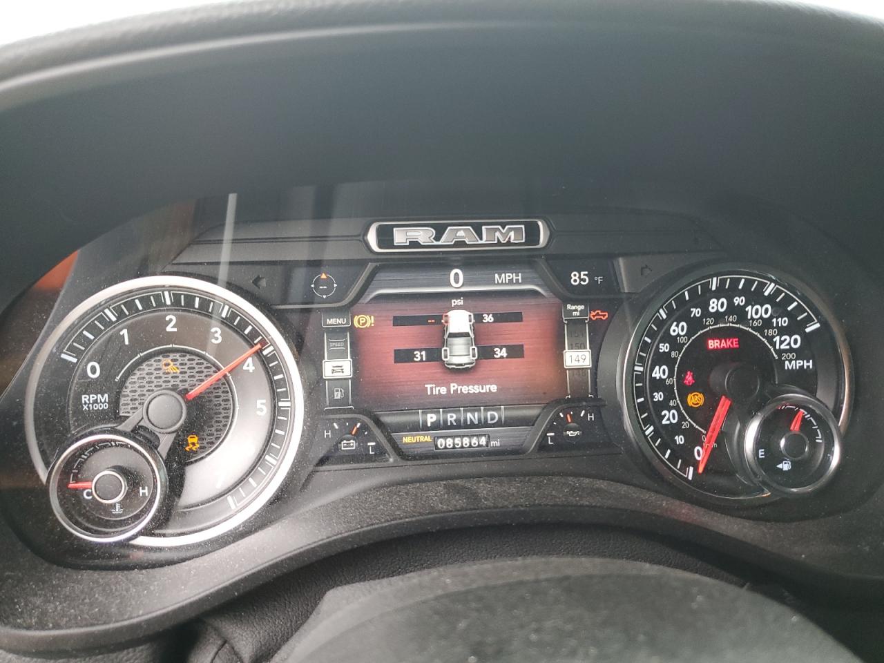 2019 Ram 1500 Big Horn/Lone Star VIN: 1C6SRFFT7KN876855 Lot: 64261724