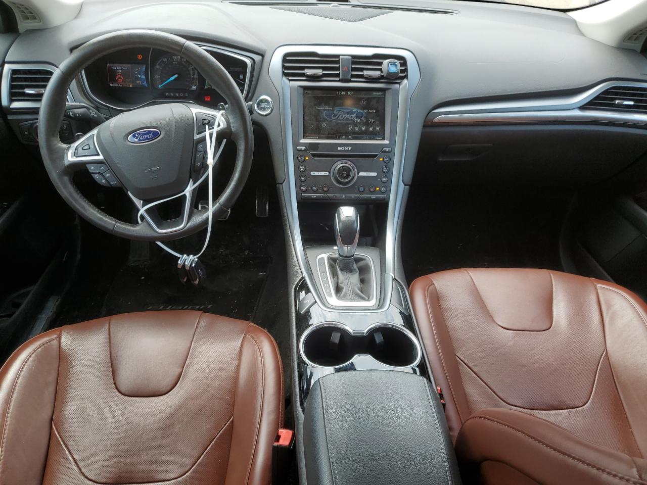 2016 Ford Fusion Titanium VIN: 3FA6P0D91GR220391 Lot: 62891124